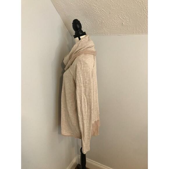 Free People FP Beach Beige Cocoon Cowl Neck Long Sleeve Pullover Top - EXSM/SM - Picture 2 of 10